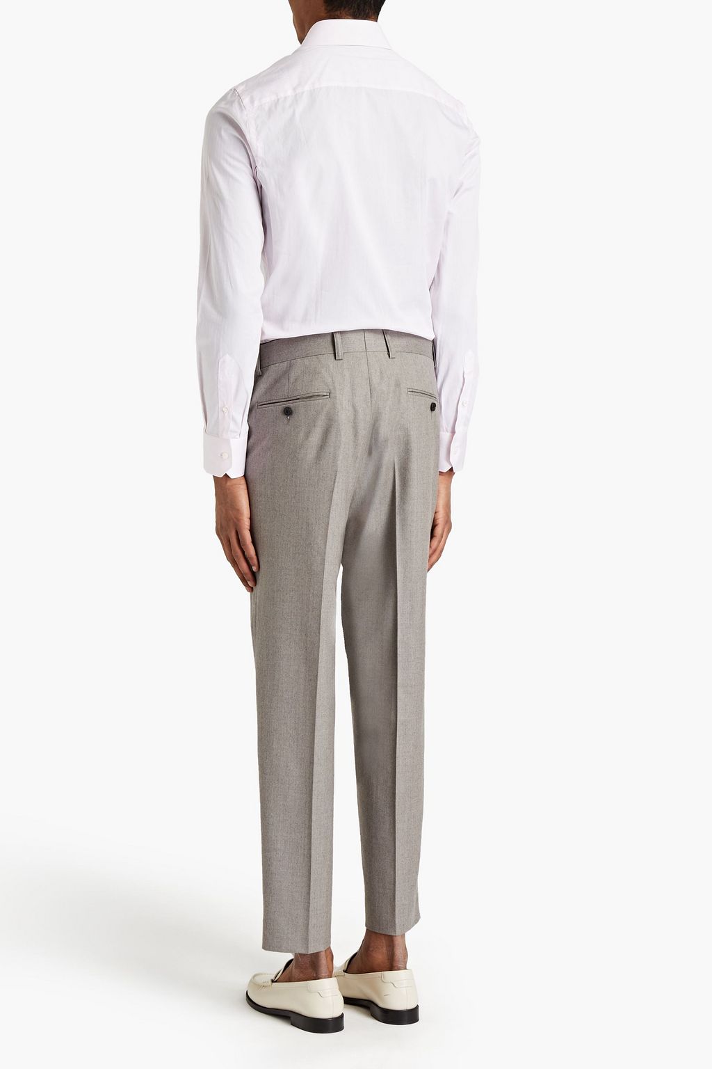 BRIONI Cotton-jacquard shirt