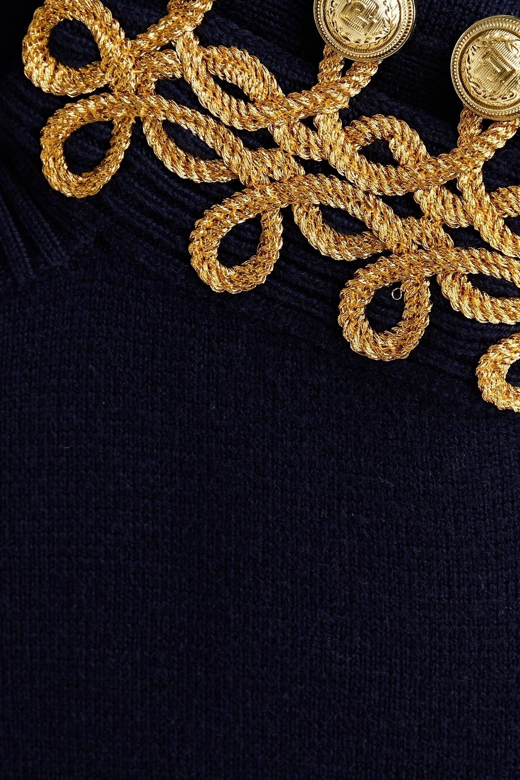 RABANNE Embellished wool sweater