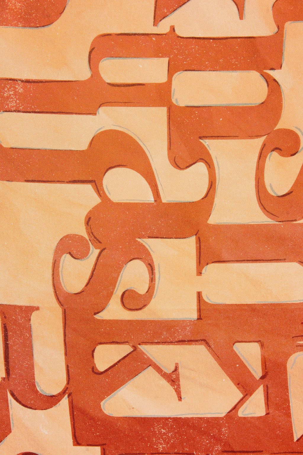 NANUSHKA Printed silk-twill scarf