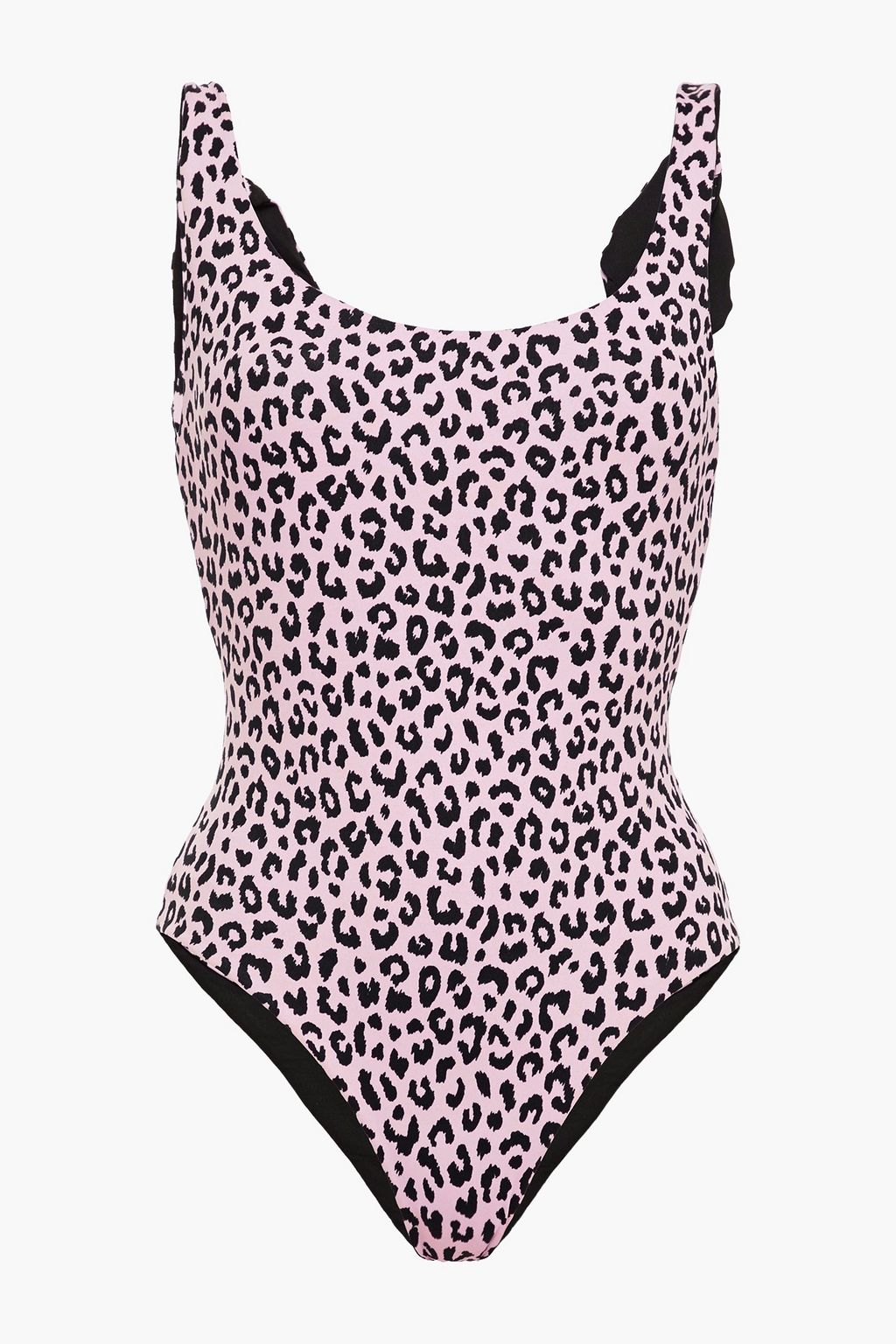 leopard and pink swimsuit
