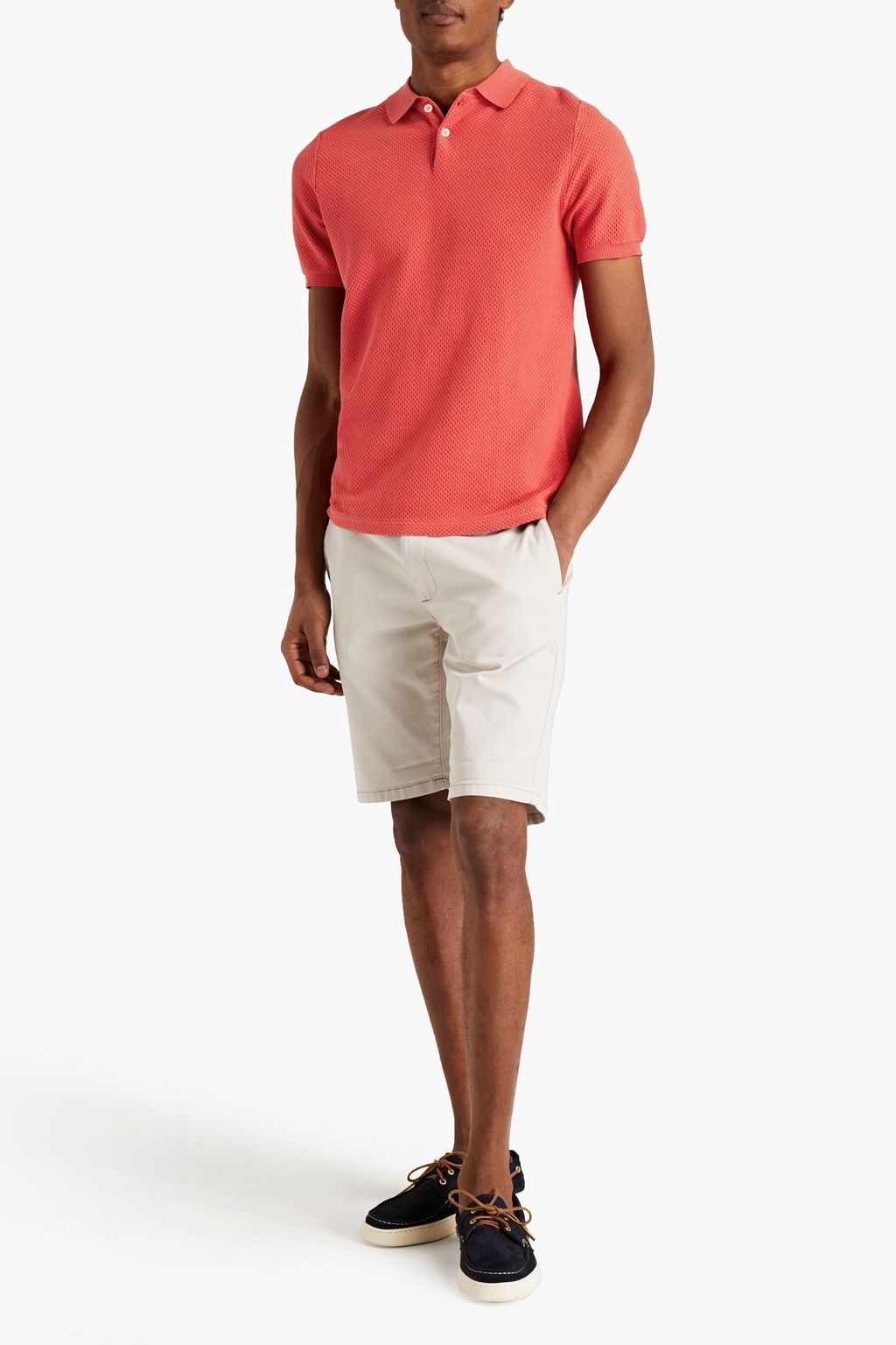 ASPESI Cotton-piqué polo shirt