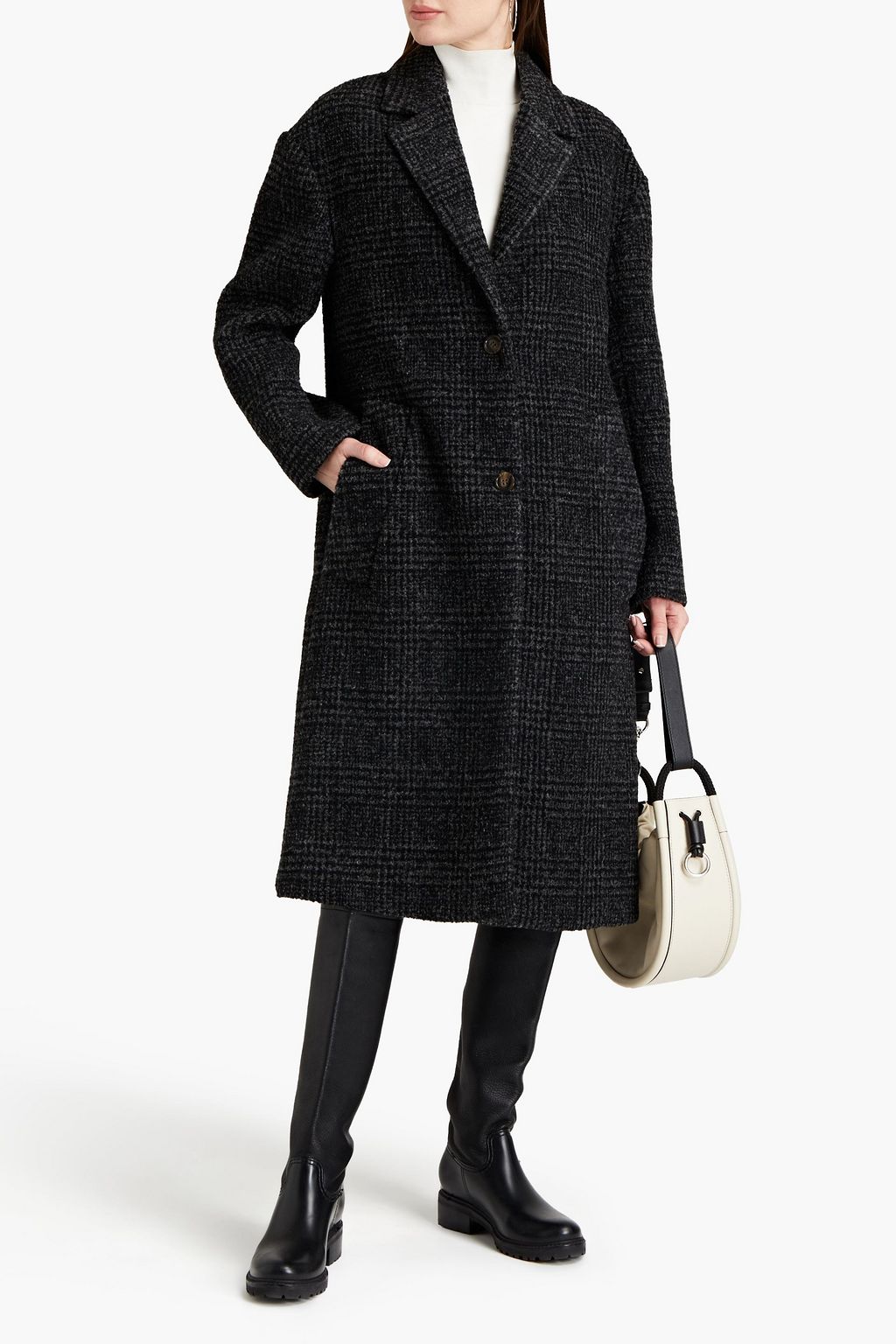 PROENZA SCHOULER Prince of Wales checked bouclé coat