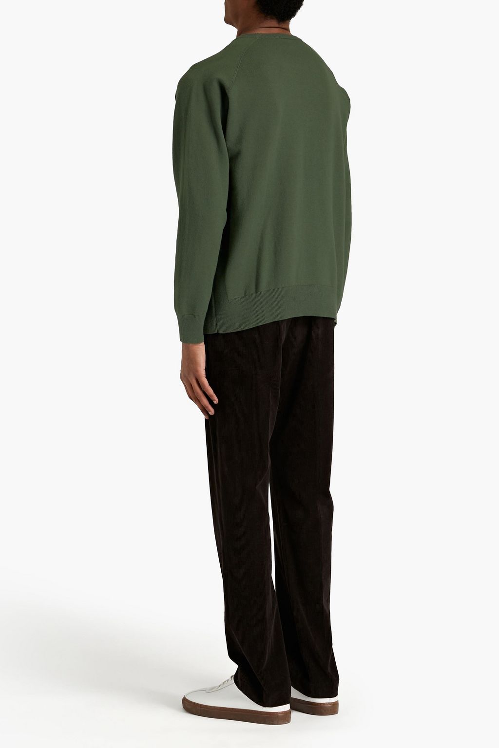 ASPESI Cotton, cashmere and wool-blend sweater