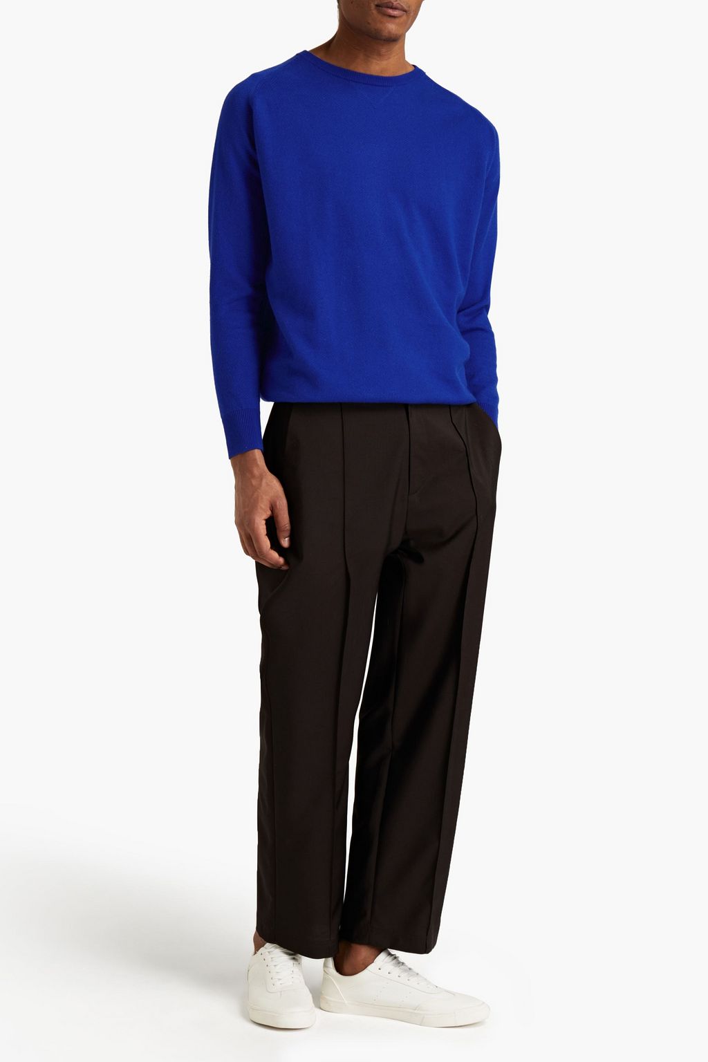 ASPESI Cotton, cashmere and wool-blend sweater