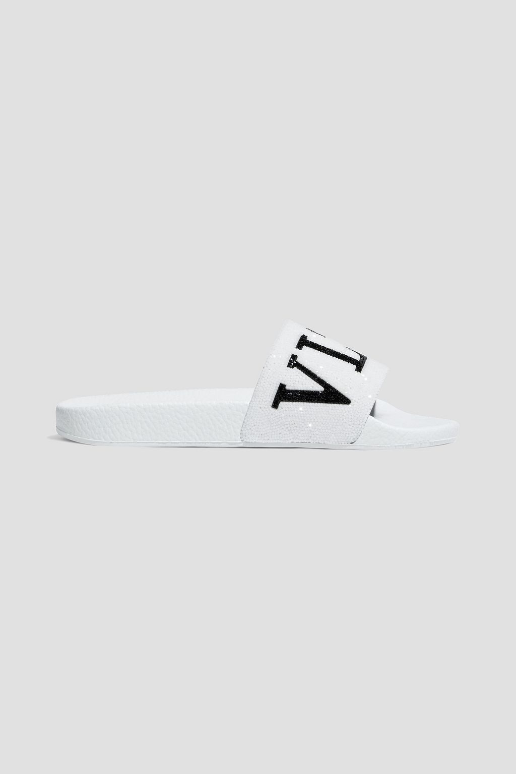 valentino crystal slides