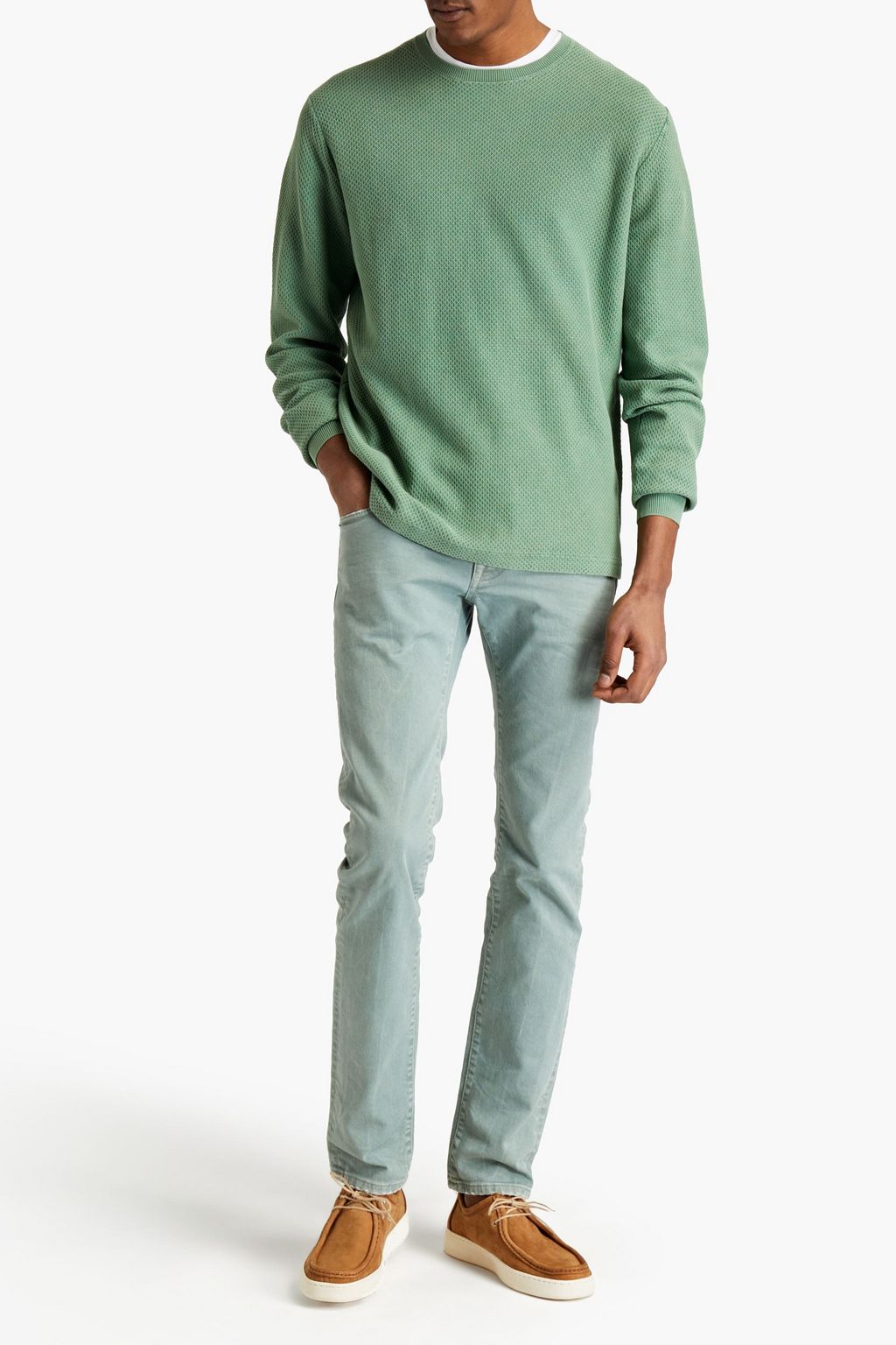 ASPESI Cotton-piqué sweater