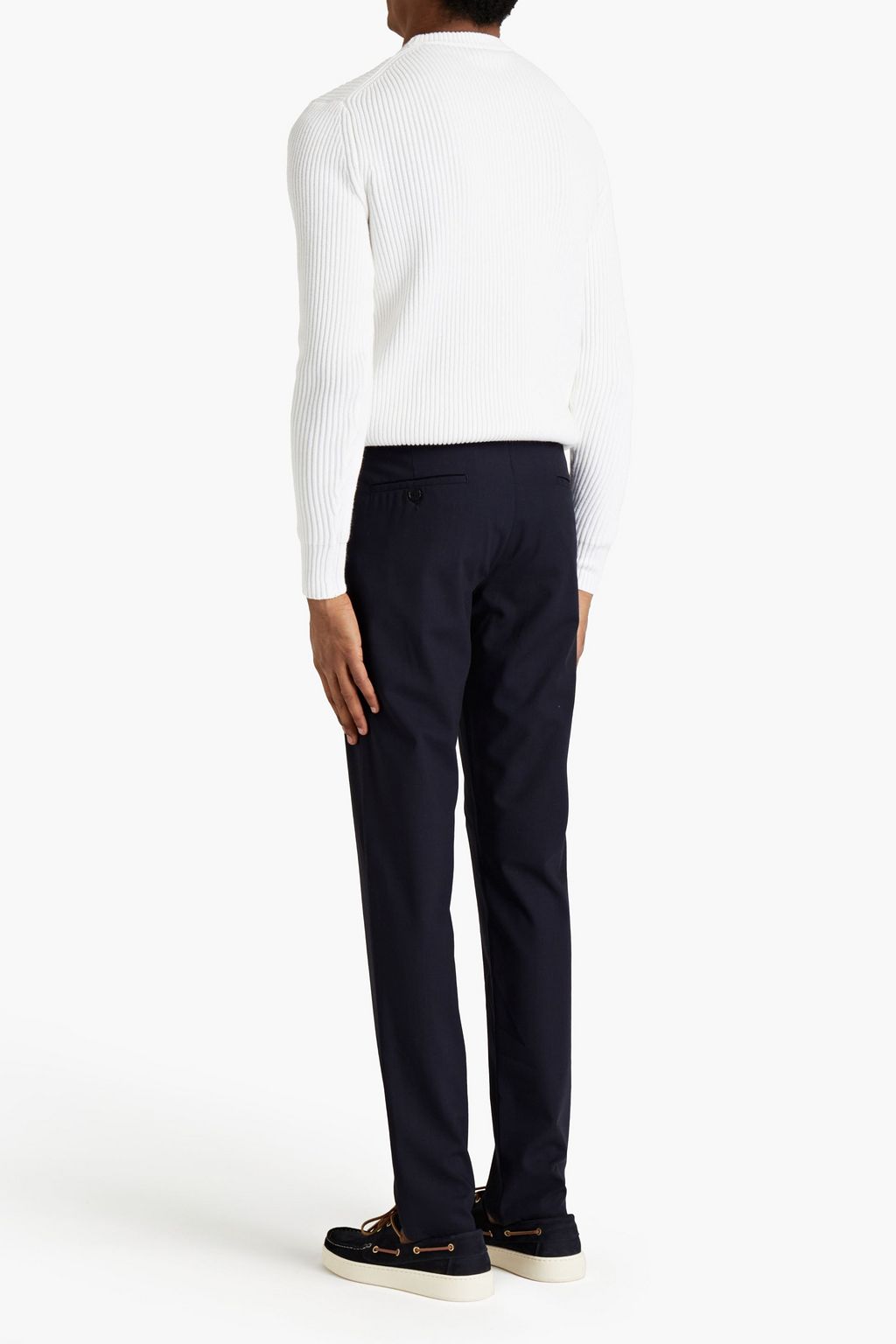 ASPESI Ribbed cotton sweater