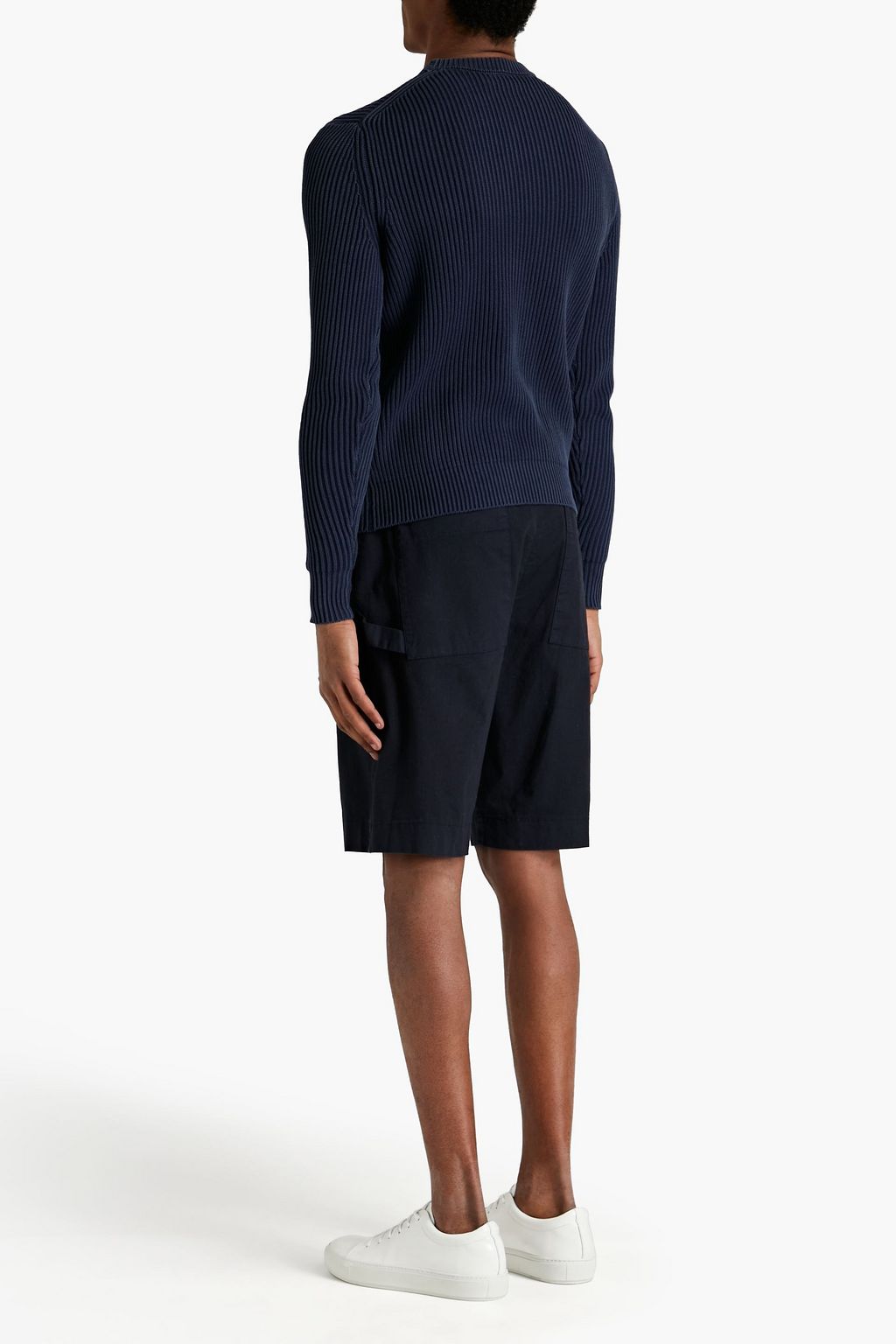 ASPESI Ribbed cotton sweater