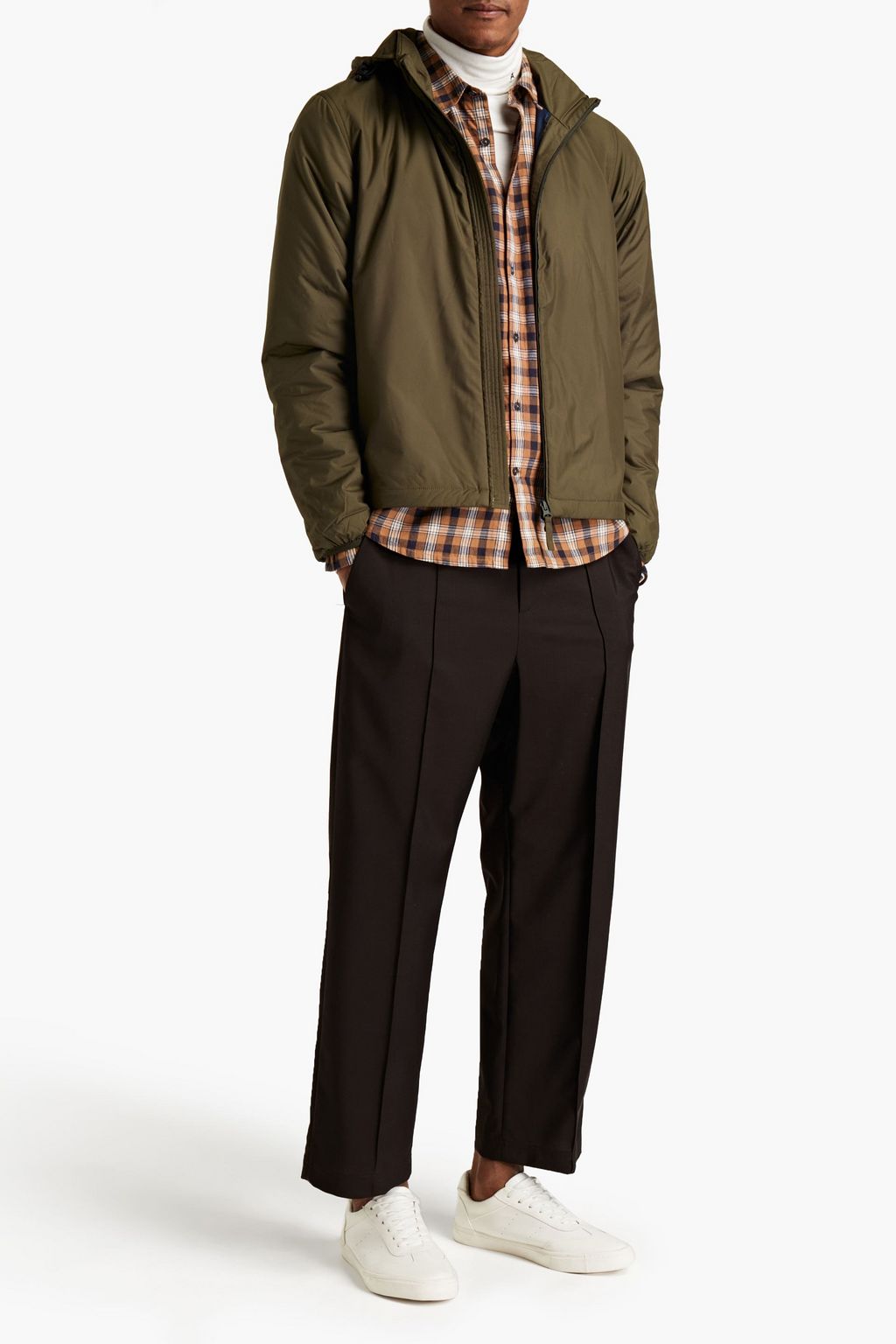 ASPESI Shell hooded jacket