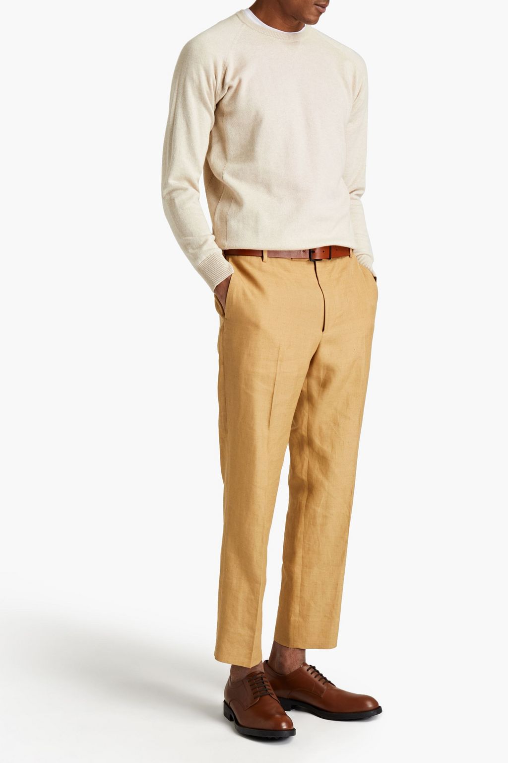 ASPESI Cotton, cashmere and wool-blend sweater