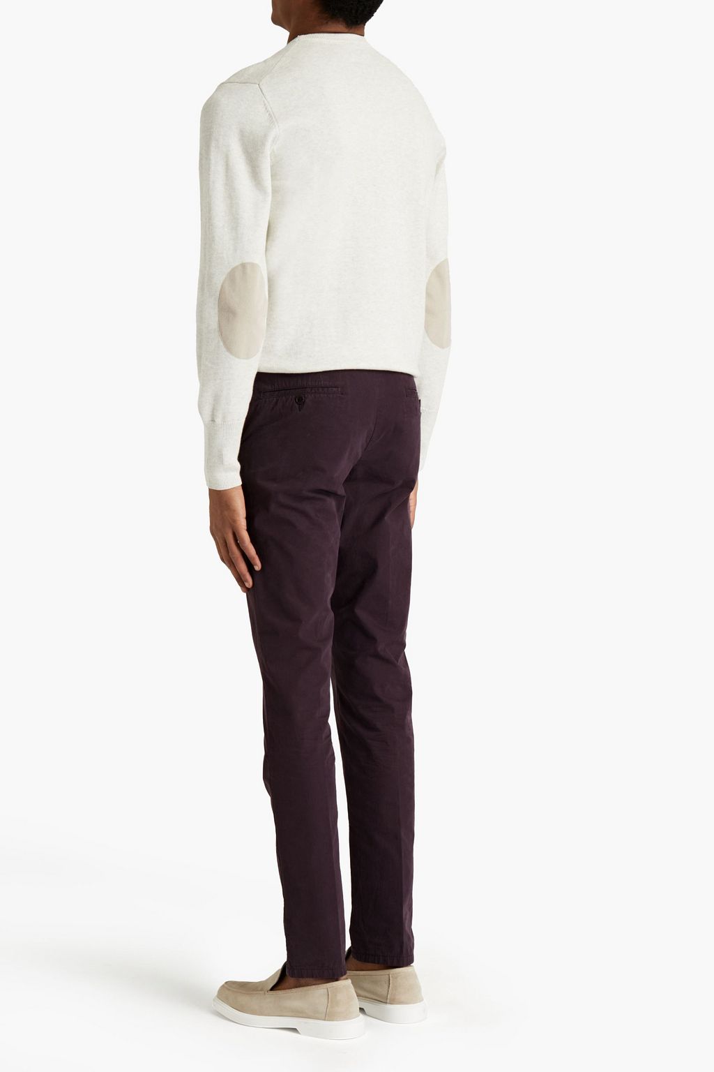 ASPESI Mélange cotton, cashmere and wool-blend sweater