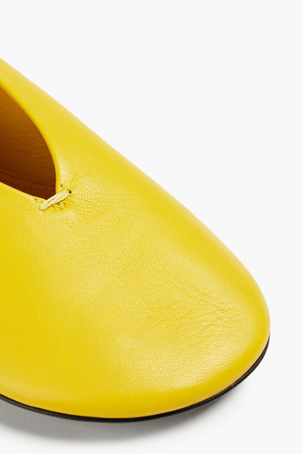 JIL SANDER Leather ballet flats