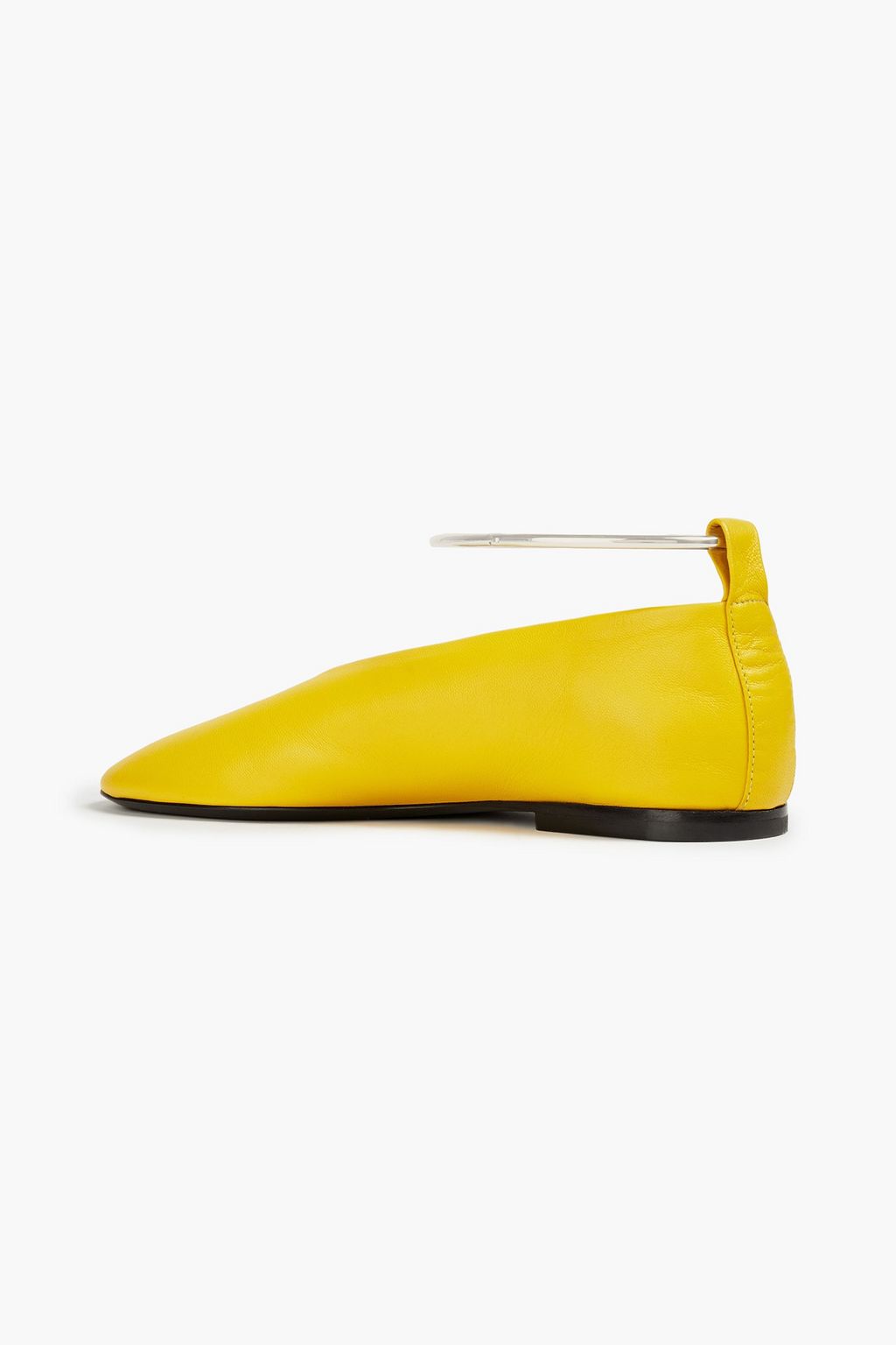 JIL SANDER Leather ballet flats