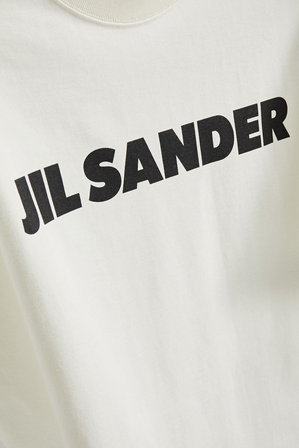 JIL SANDER Oversized printed cotton-jersey T-shirt