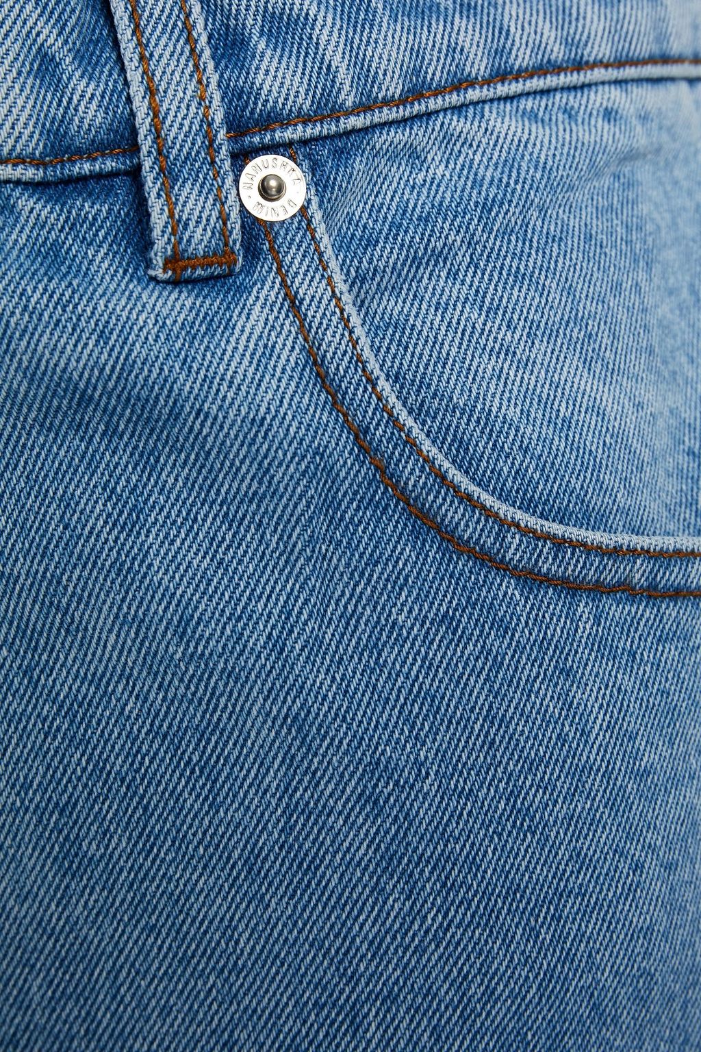 NANUSHKA Louis high-rise straight-leg jeans
