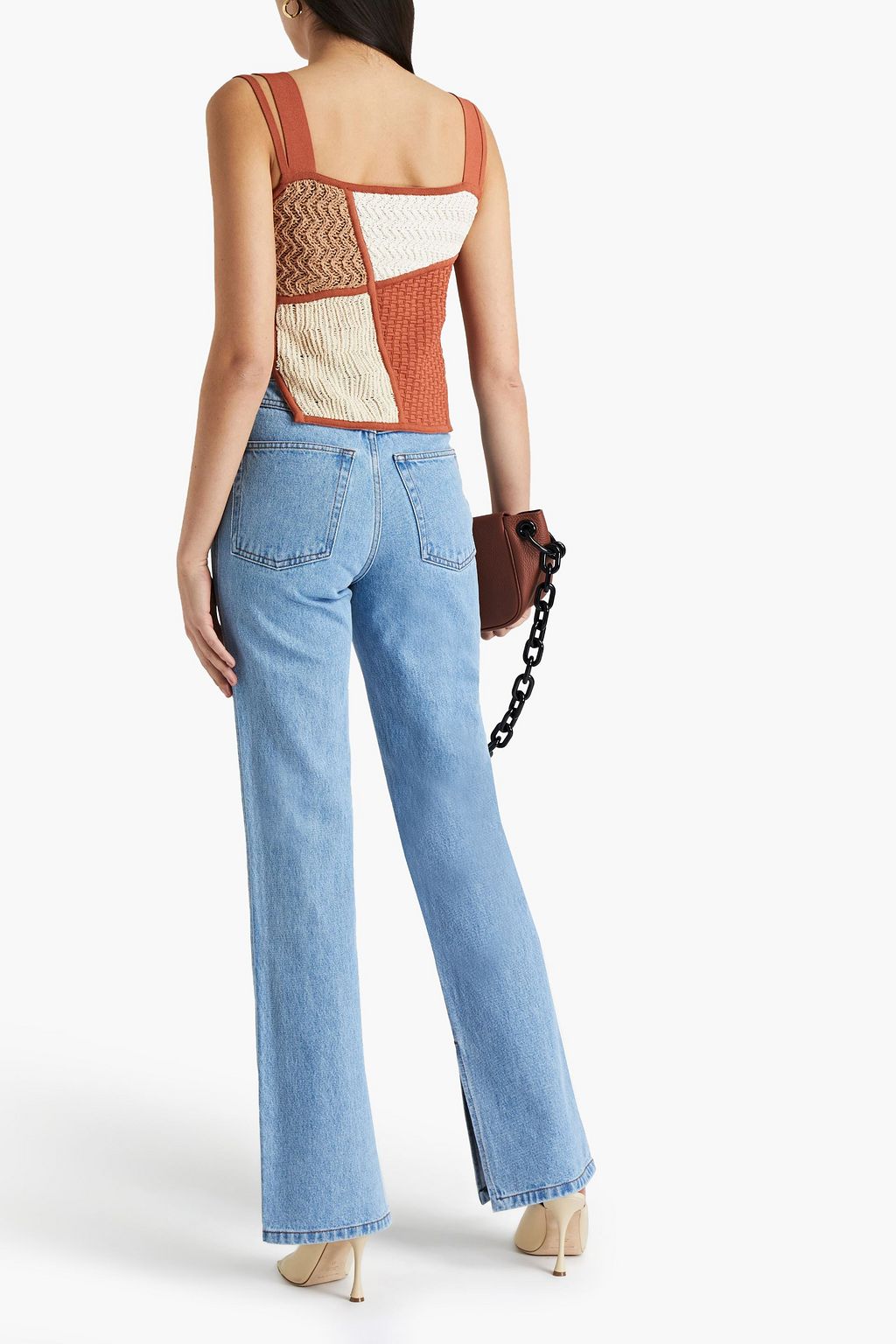 NANUSHKA Louis high-rise straight-leg jeans