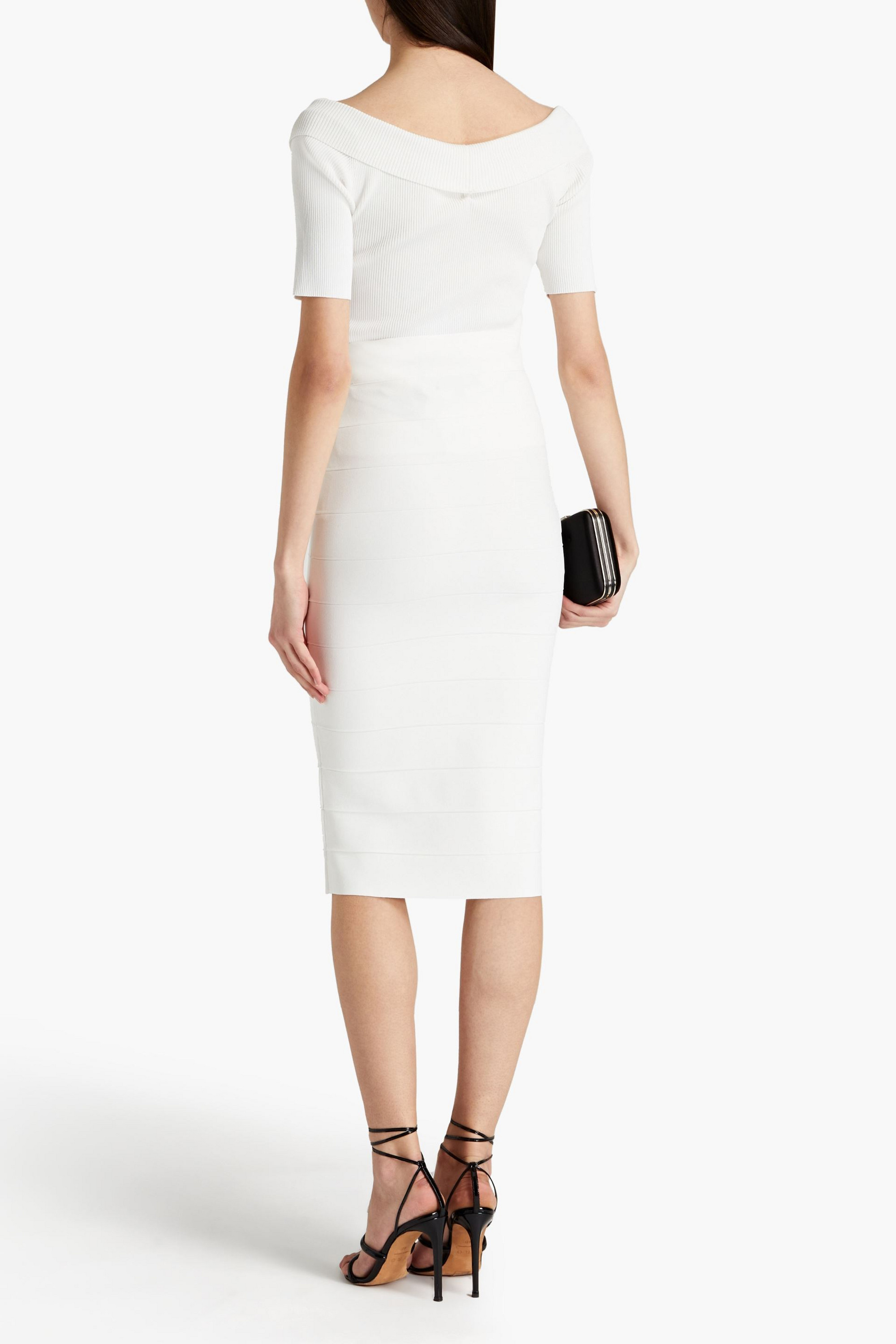 Herve Leger Bandage midi skirt thumbnail