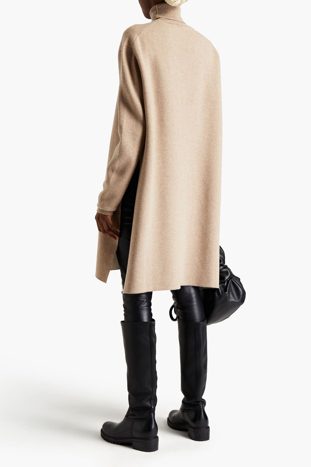 JIL SANDER+ Oversized wool-blend turtleneck sweater