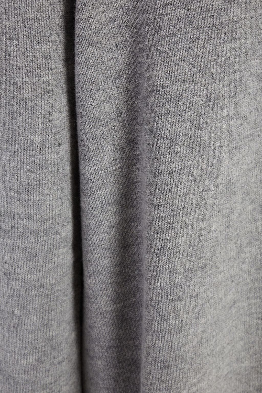 JIL SANDER Mélange wool and cashmere-blend dress