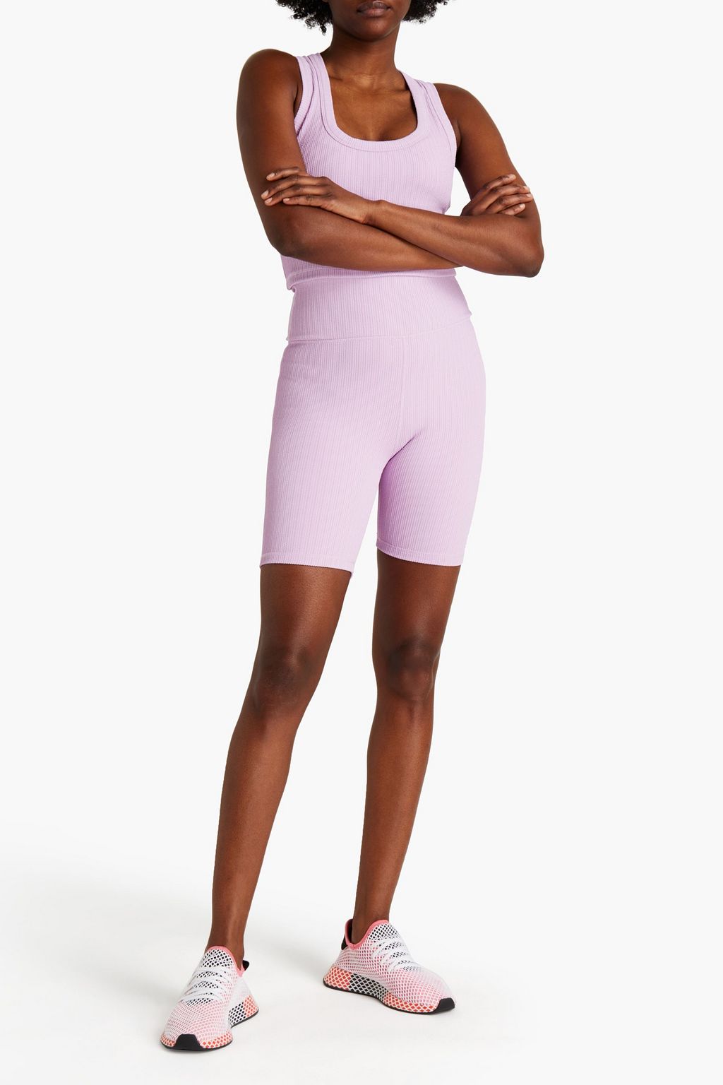 THE UPSIDE Stretch-jacquard shorts