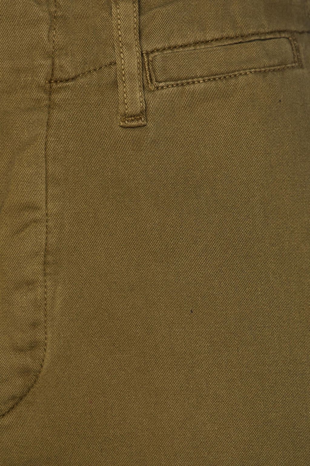 FRAME Le Tomboy cropped cotton-gabardine straight-leg pants