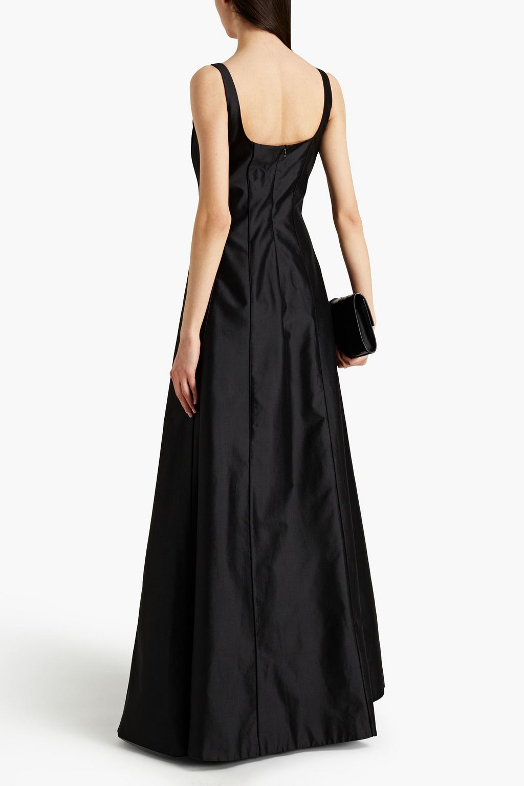 RASARIO Silk-shantung maxi dress