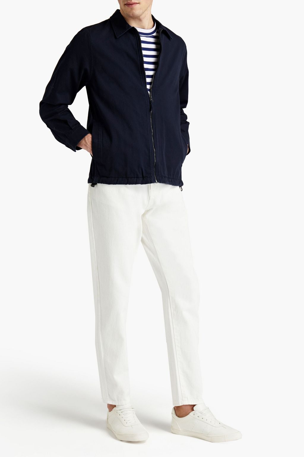 ASPESI Cotton-twill overshirt
