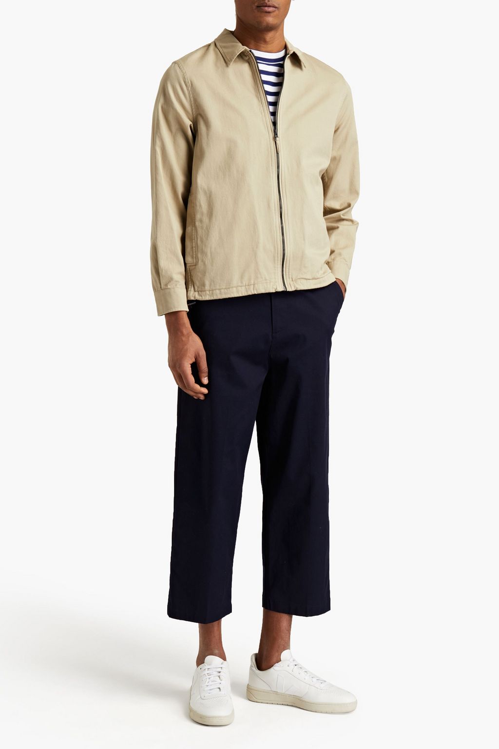ASPESI Cotton-twill overshirt