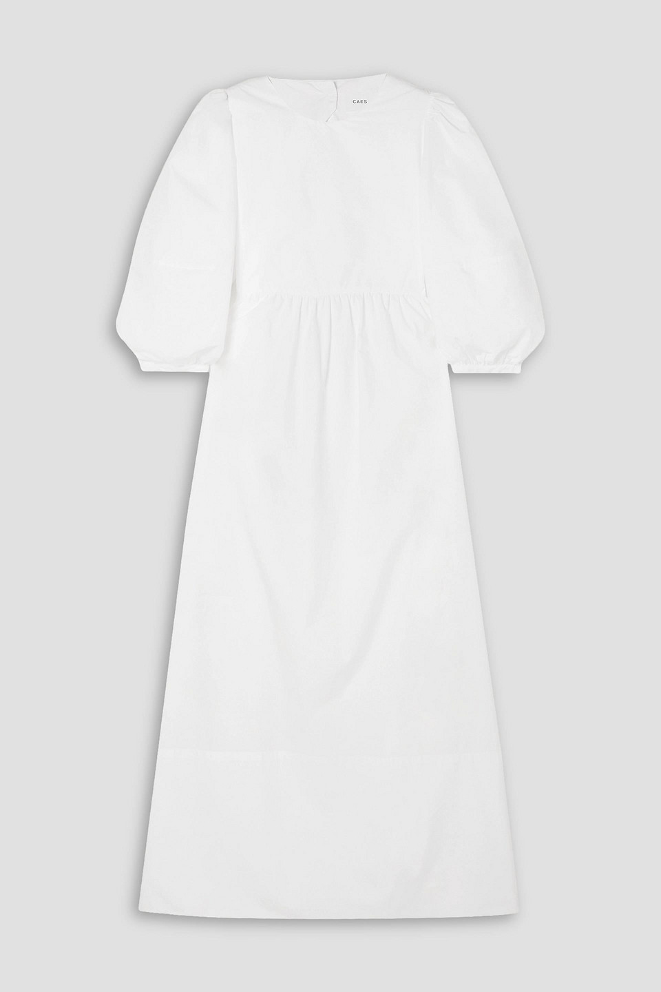 Caes Cutout cotton and Lyocell-blend poplin maxi dress