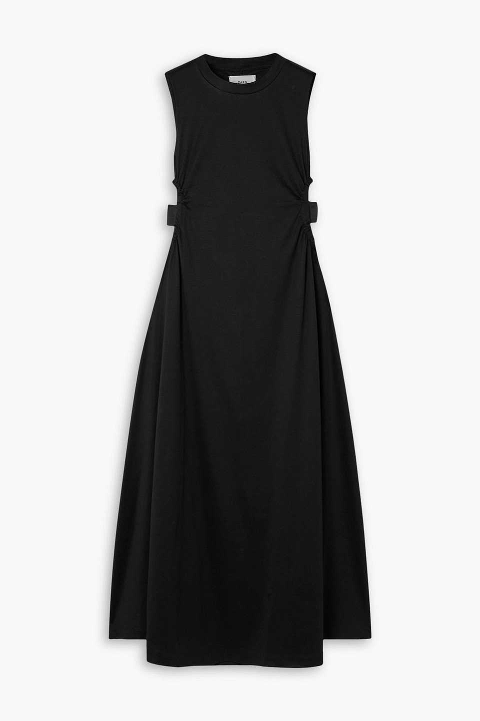 Cutout cotton-jersey maxi dress
