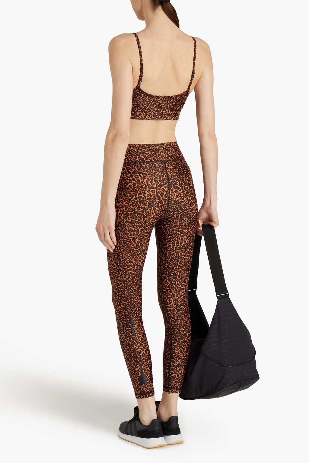 THE UPSIDE Tortoiseshell-print stretch leggings