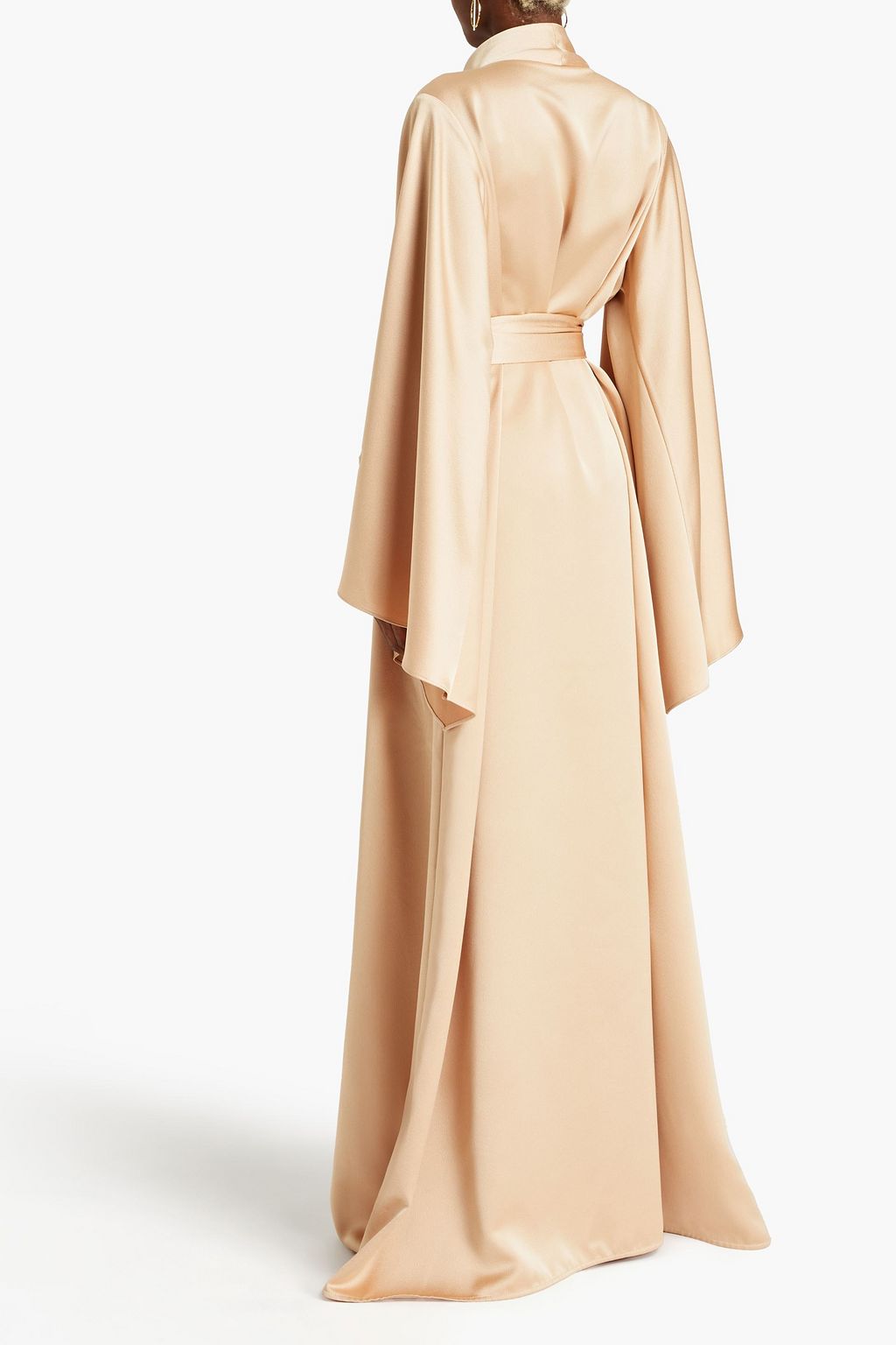 RASARIO Satin-crepe kimono