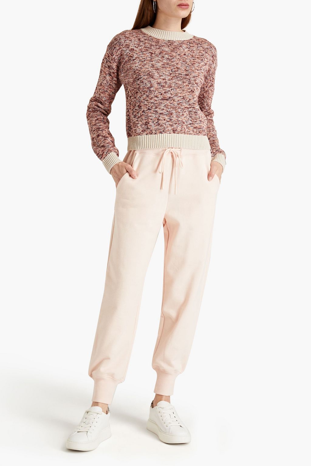 THE UPSIDE Marled cotton sweater