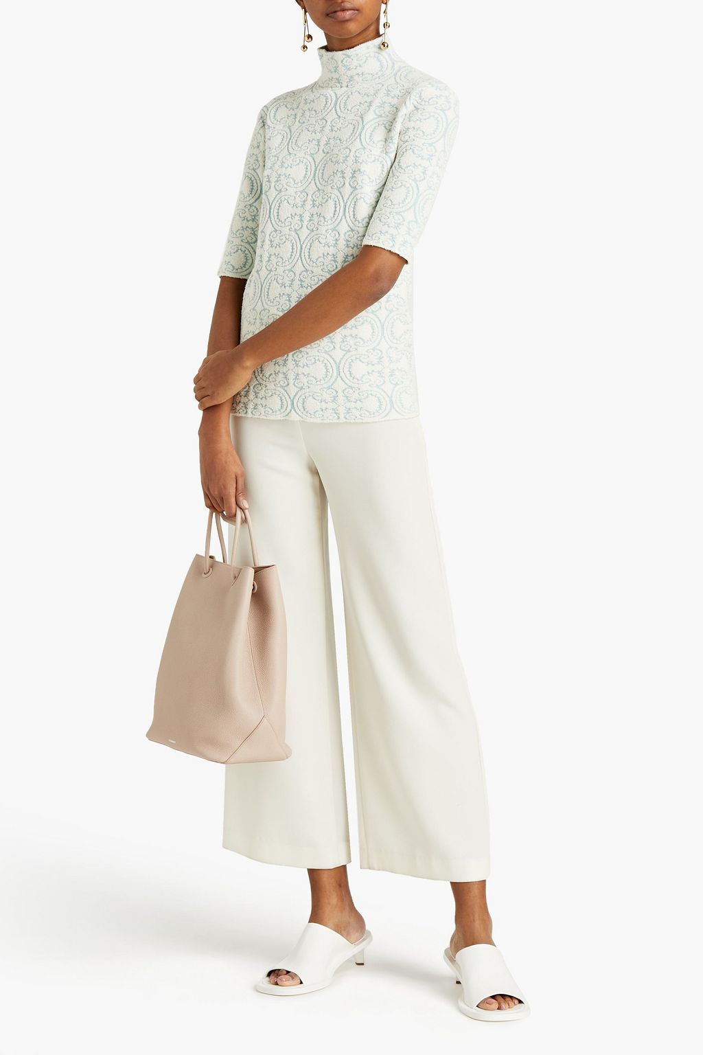 JIL SANDER Jacquard top