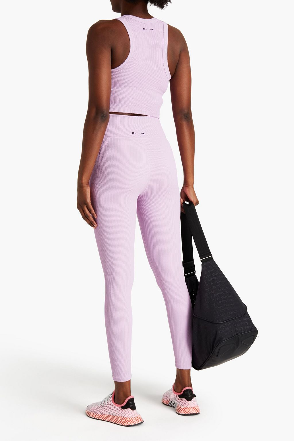 THE UPSIDE Stretch-jacquard leggings