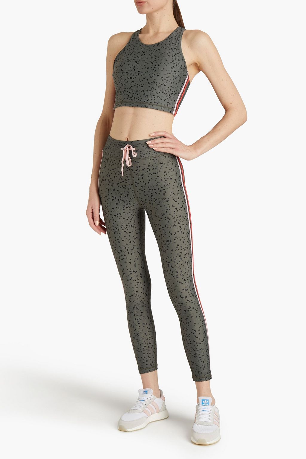 THE UPSIDE Leopard-print stretch-jersey leggings