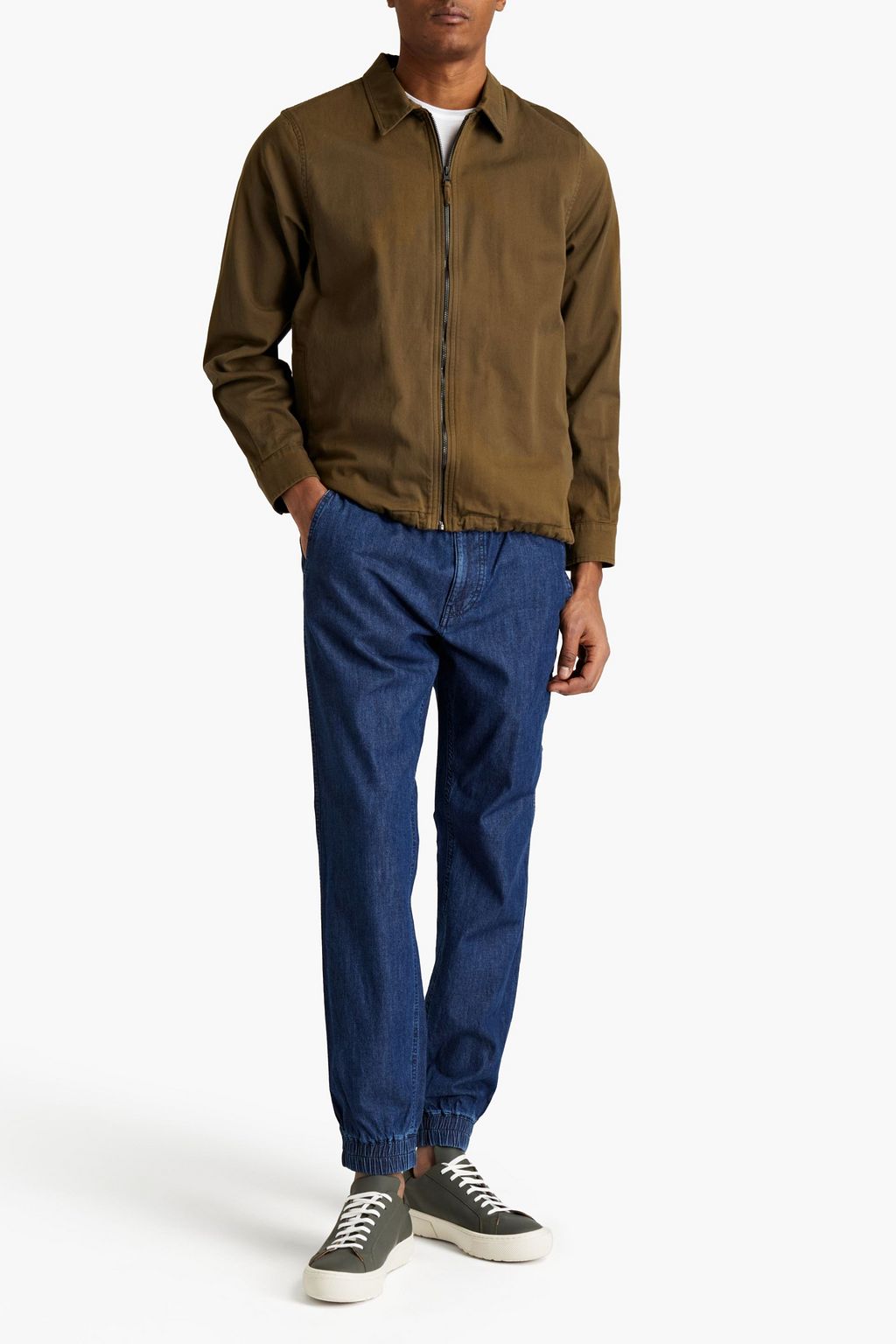 ASPESI Cotton-twill overshirt