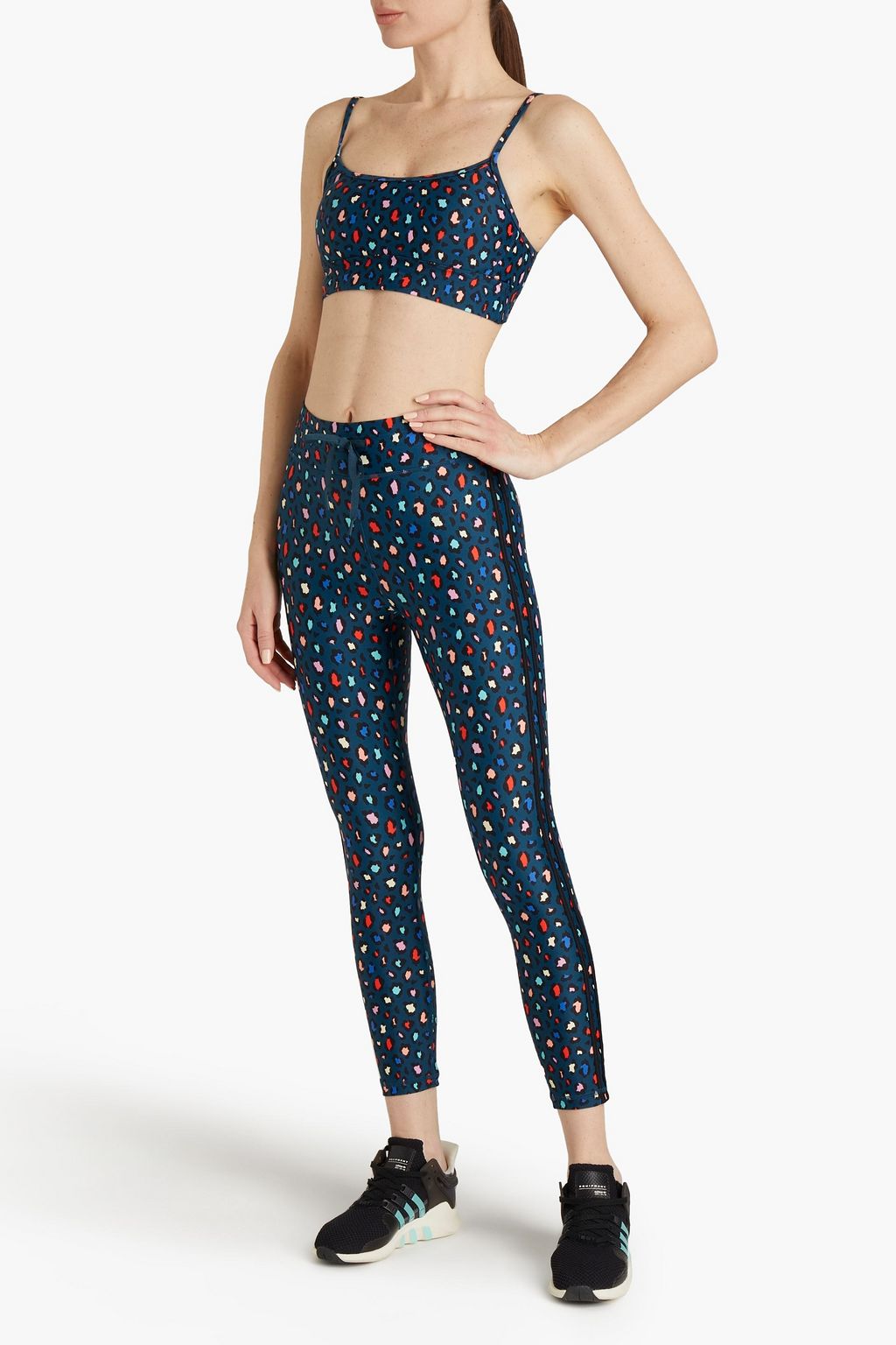 THE UPSIDE Leopard-print stretch-jersey leggings
