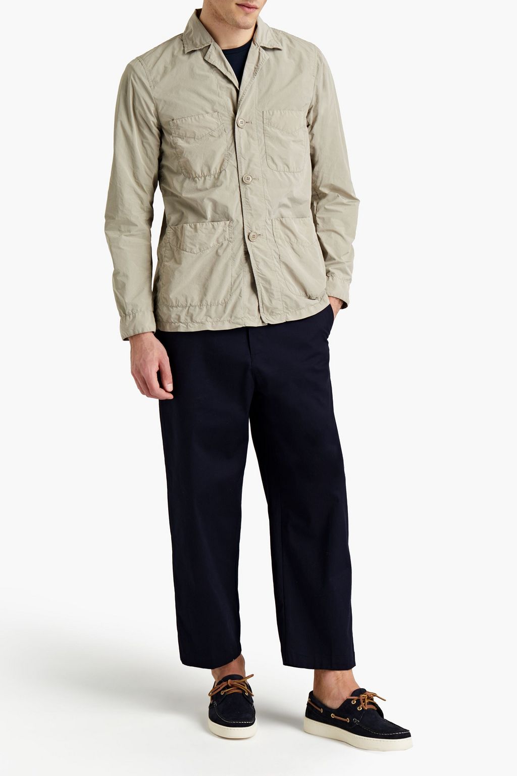 ASPESI Crinkled-canvas jacket