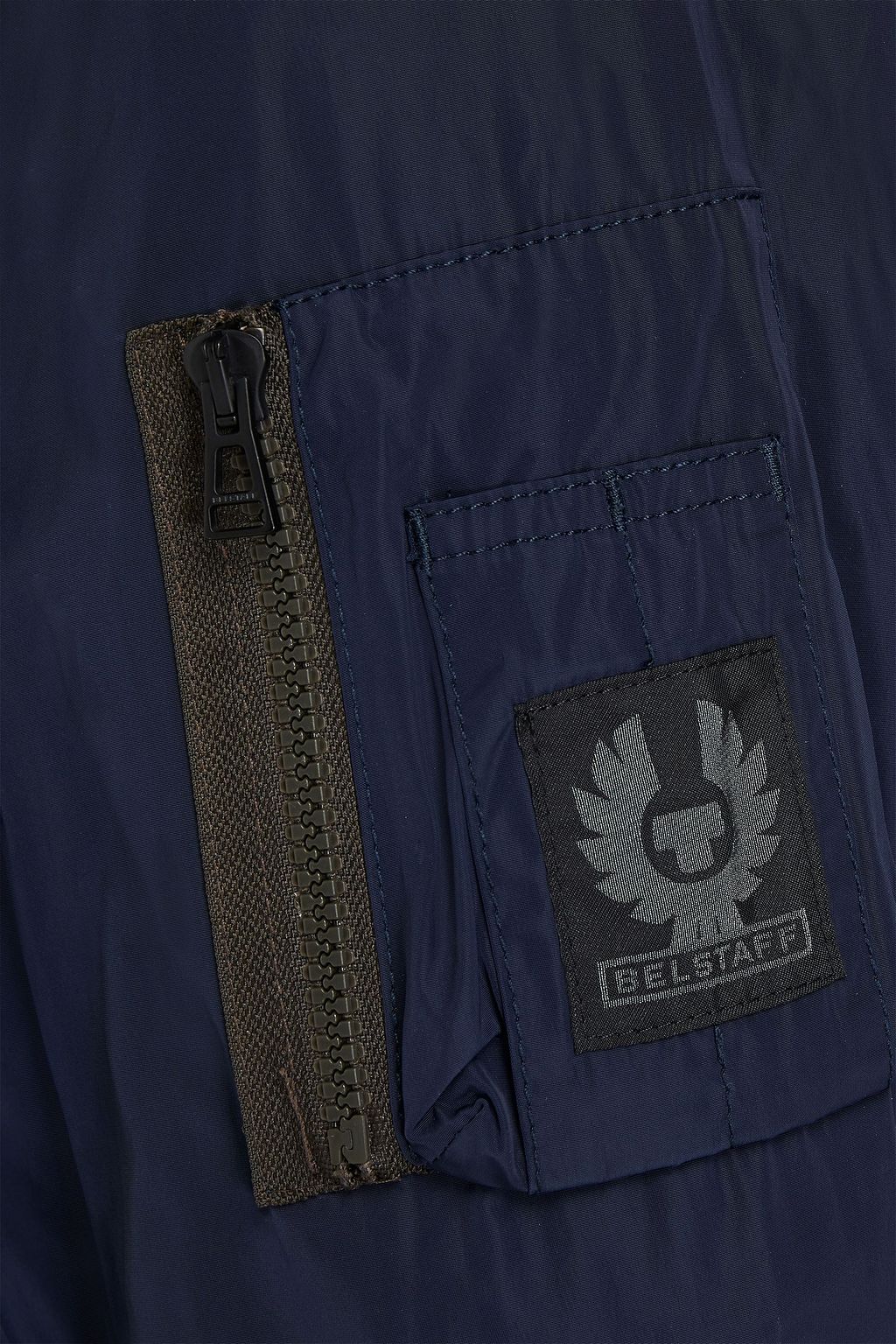 BELSTAFF Mallison logo-appliquéd shell bomber jacket