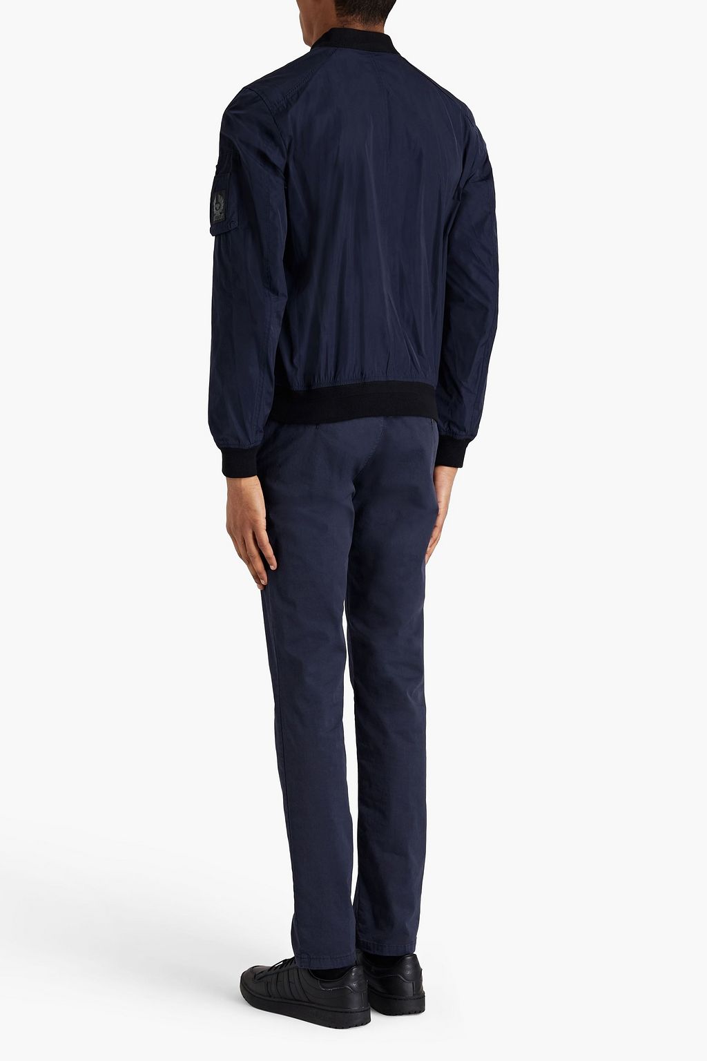 BELSTAFF Mallison logo-appliquéd shell bomber jacket