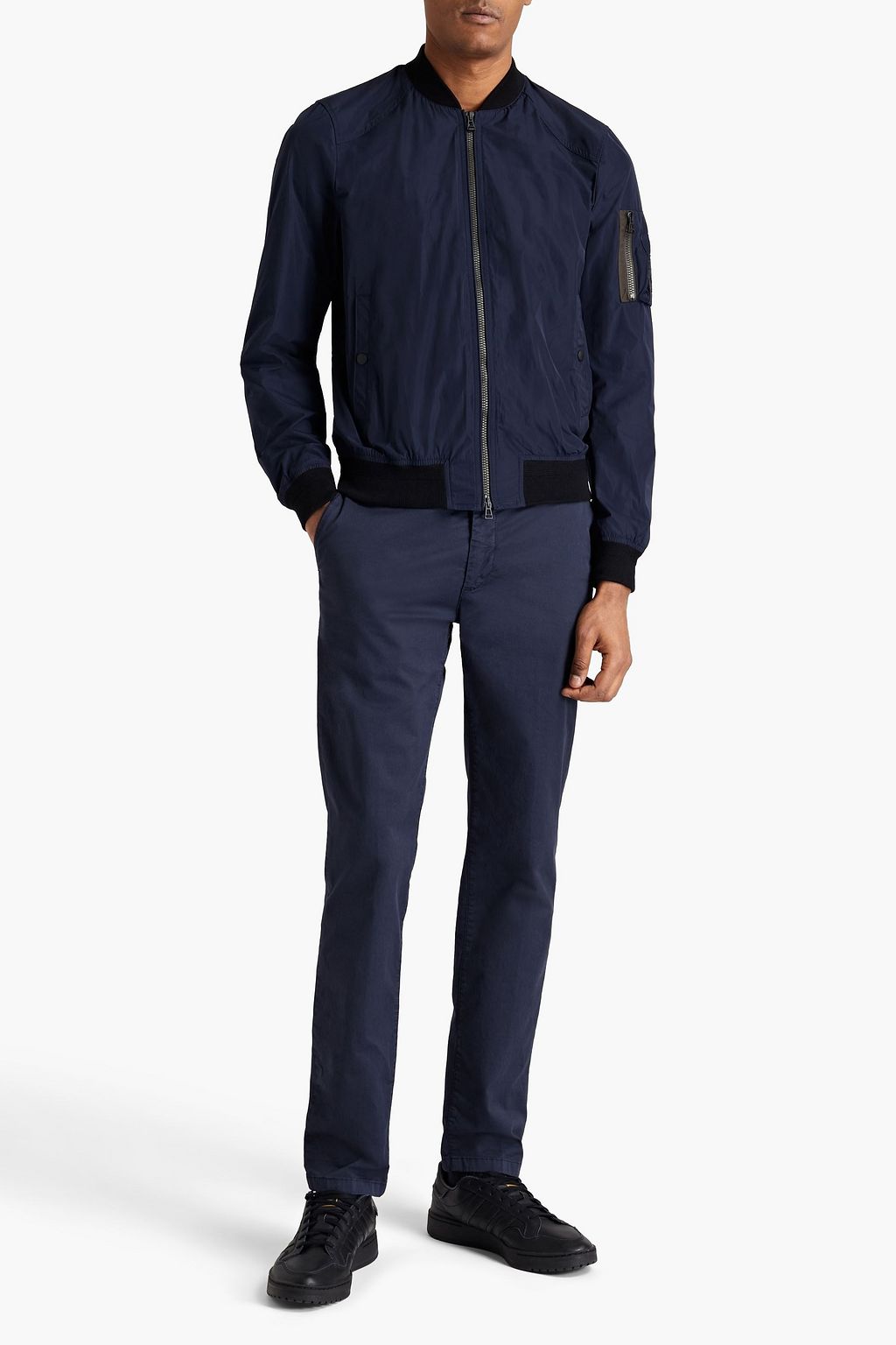 BELSTAFF Mallison logo-appliquéd shell bomber jacket