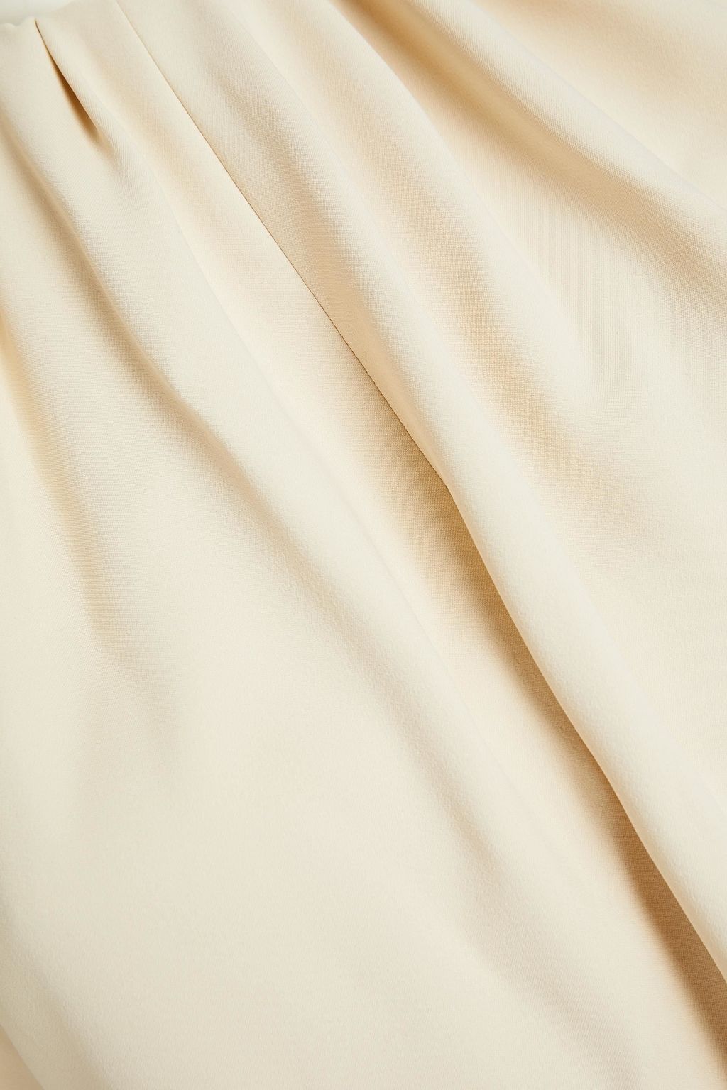 VALENTINO GARAVANI Gathered crepe wide-leg jumpsuit
