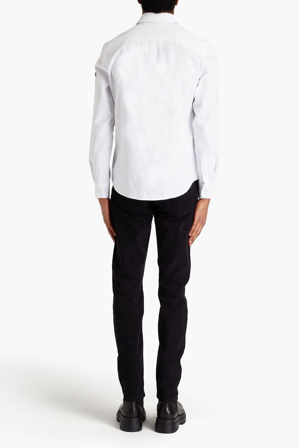BELSTAFF Stedway logo-appliquéd cotton-twill shirt