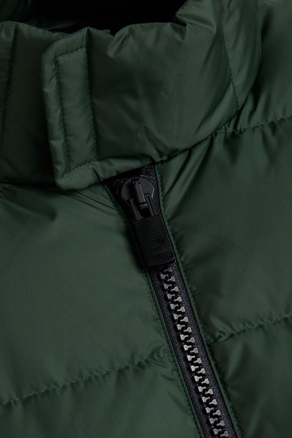 ASPESI Appliquéd quilted shell down jacket