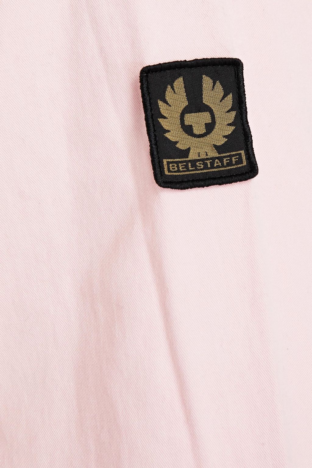BELSTAFF Pitch logo-appliquéd cotton-twill shirt