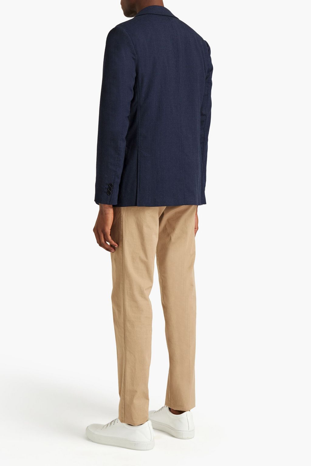 ASPESI Houndstooth wool-blend blazer