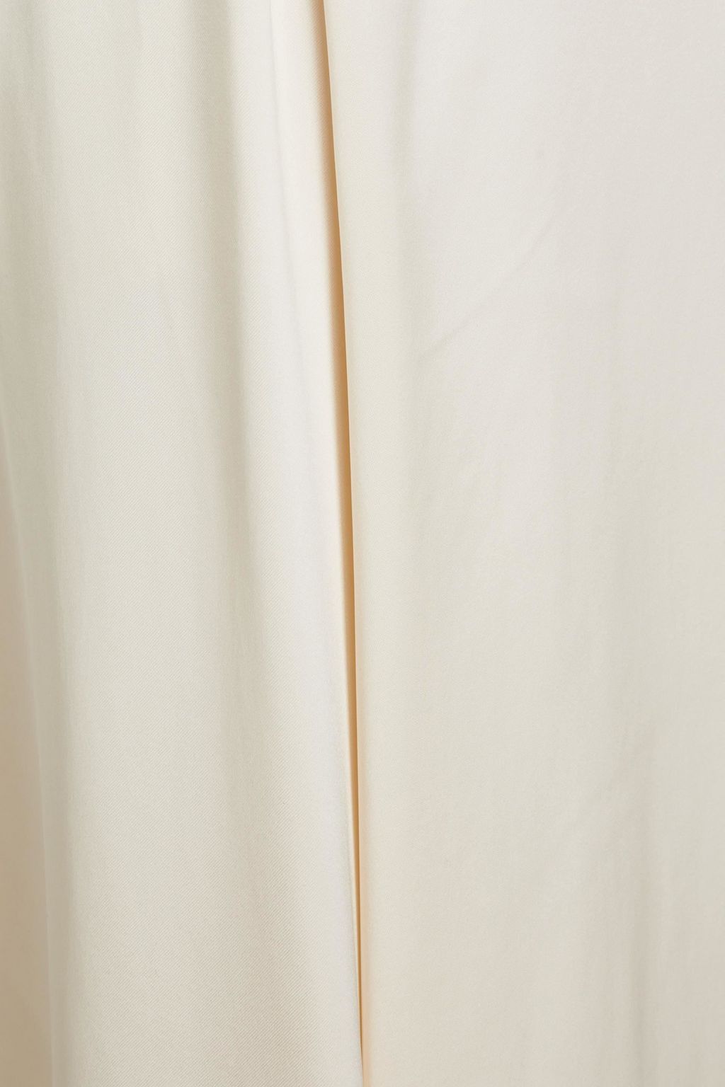 JIL SANDER Asymmetric satin midi skirt