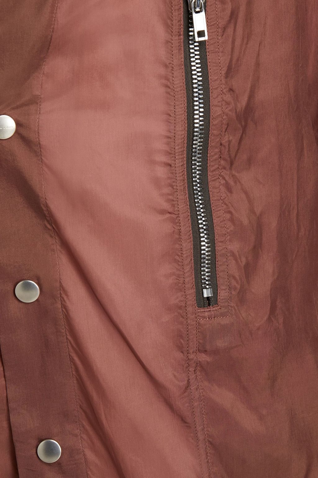 RICK OWENS Larry cupro shirt