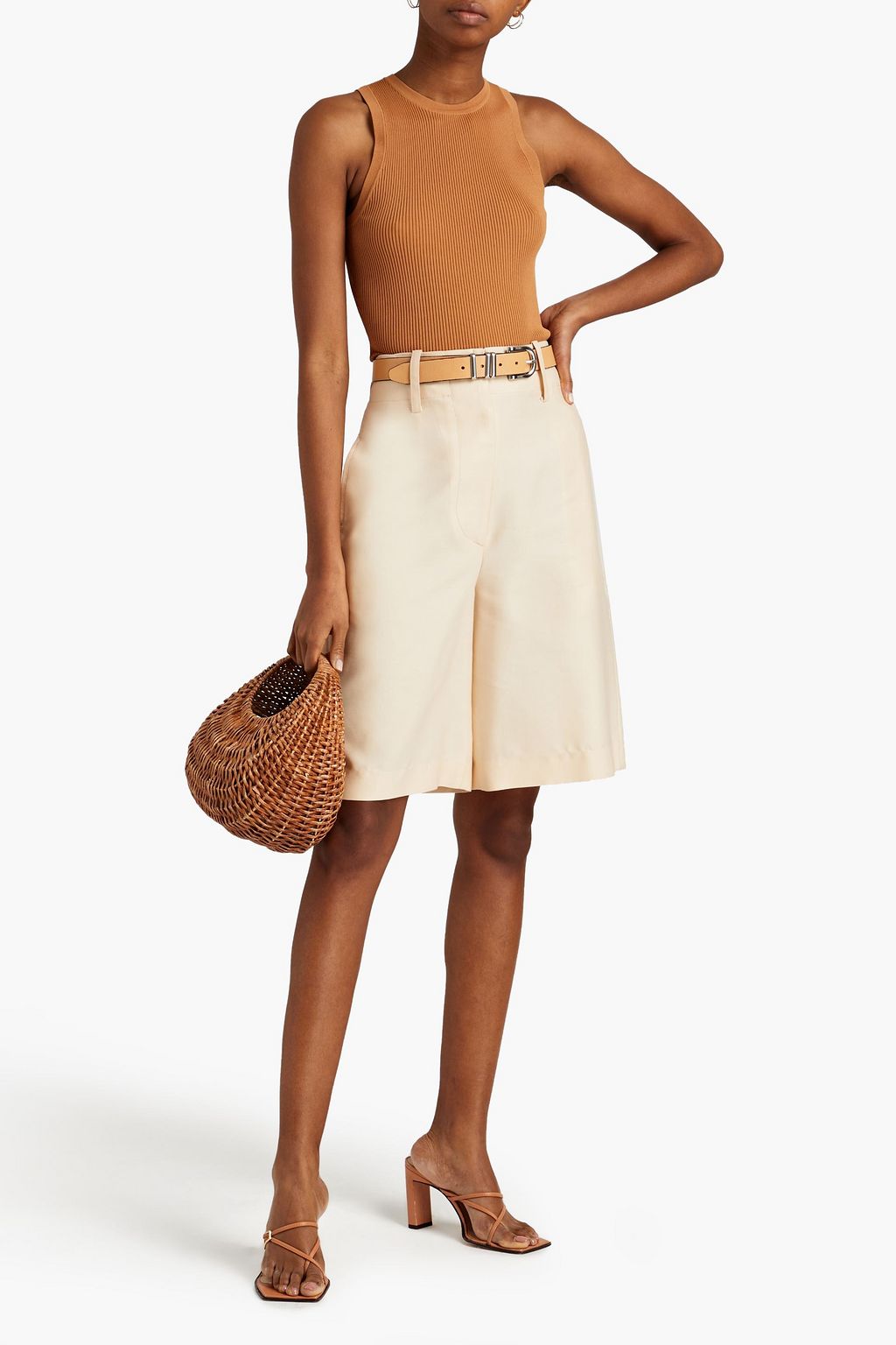 ZIMMERMANN Brighton ribbed jersey top